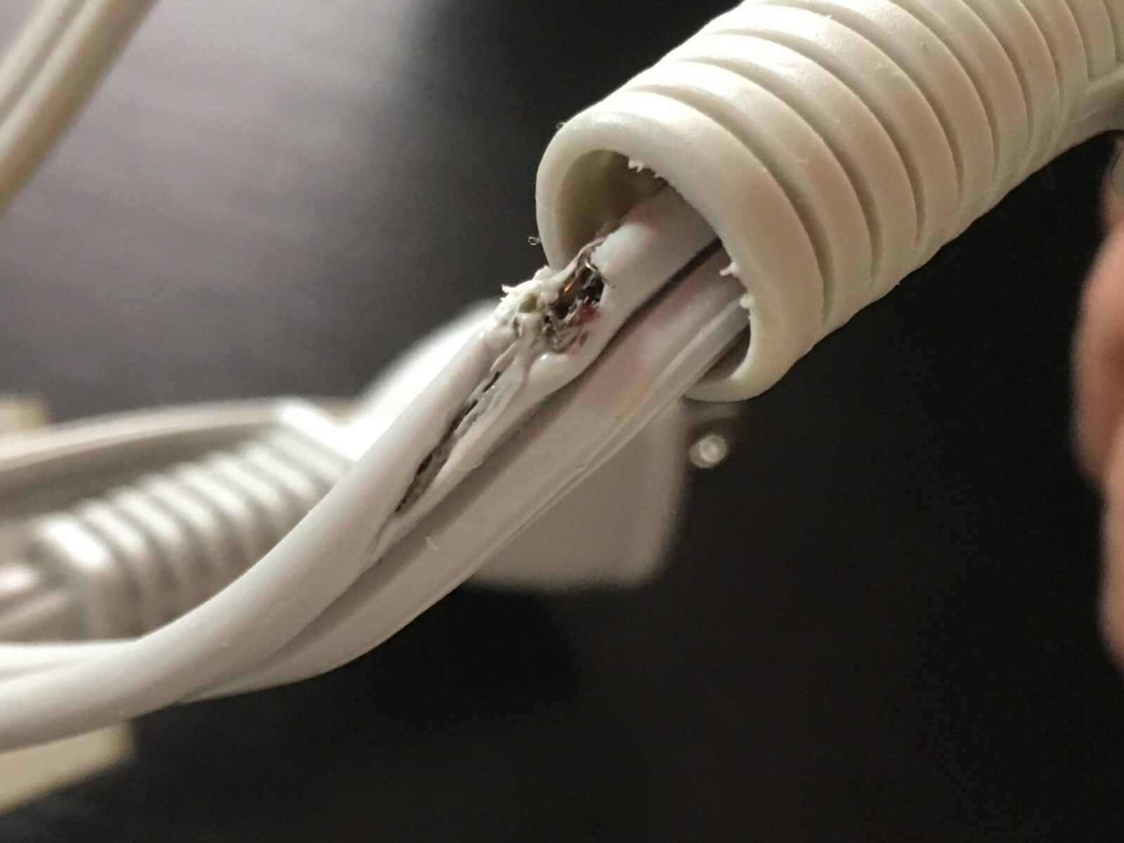 コードが断線した家電